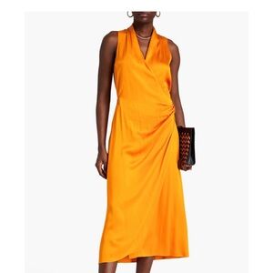 Vince silk wrap dress